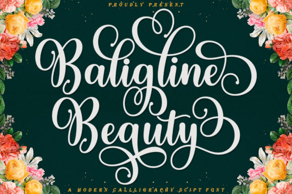 Baligline Beauty: A Playful Script Handwritten Font for Creative Campaigns
