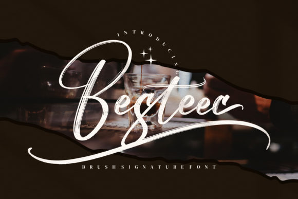 Besteec: A Graceful Script Handwritten Font for Editorial Design