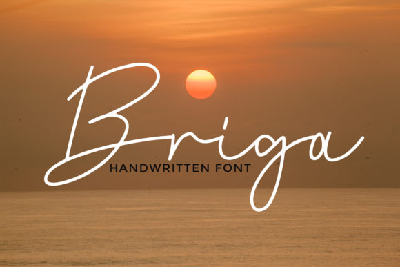 Briga Script Font Review for Wedding Invitations and Elegant Branding