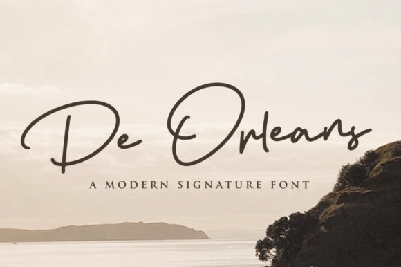De Orleans Script Font Review for Handmade Brands