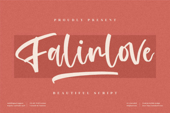 Falinlove Font Review: A Laid-Back Script for Handmade Brands