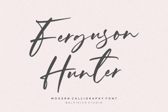 Ferguson Hunter: A Playful Script Handwritten Font Review