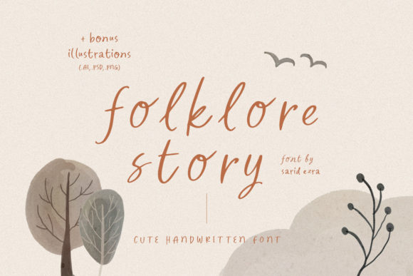 Folklore Story: The Perfect Script Handwritten Font for Boutique Brands