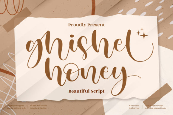 Ghisel Honey: A Stylish Script Handwritten Font for Elegant Branding