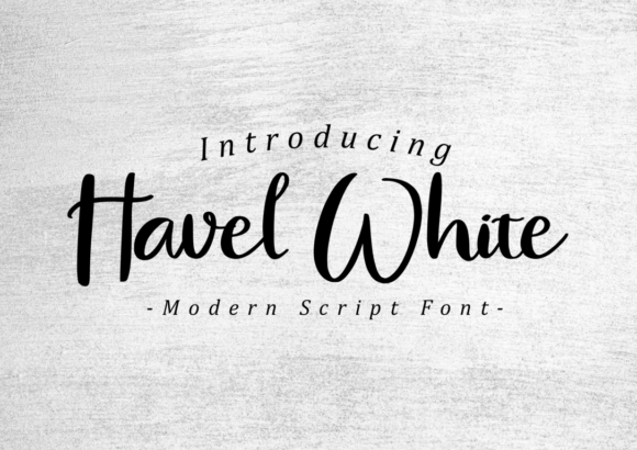 Havel White Free Download: A Chic Script Handwritten Font