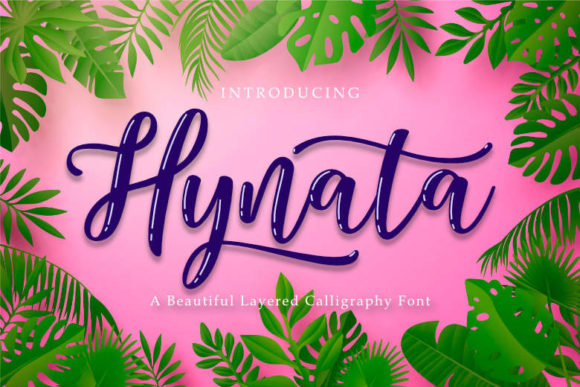 Hynata: A Playful Script Handwritten Font for Editorial Design