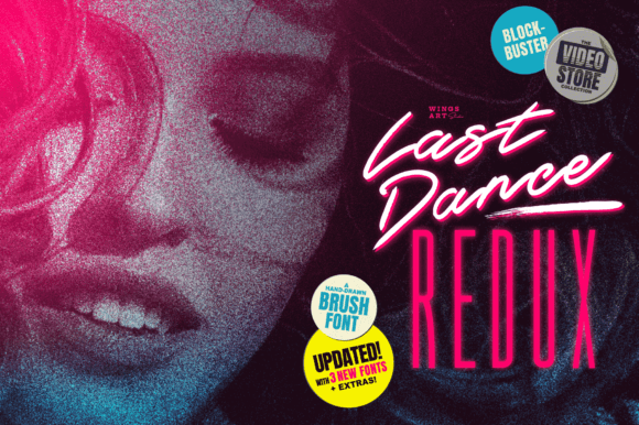 Last Dance Redux: A Retro Brush-Script Font for Brand Identity