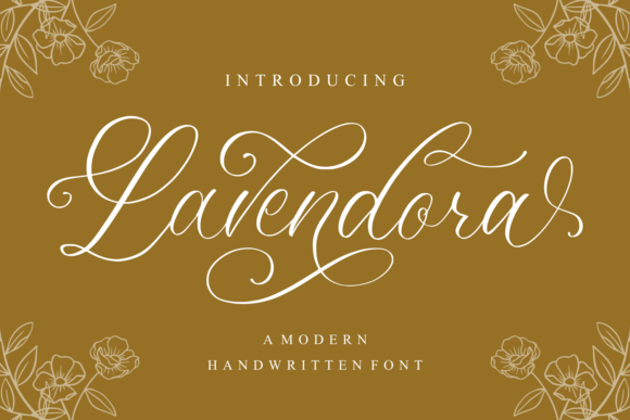 Lavendora: The Elegant Script Handwritten Fonts for Boutique Branding
