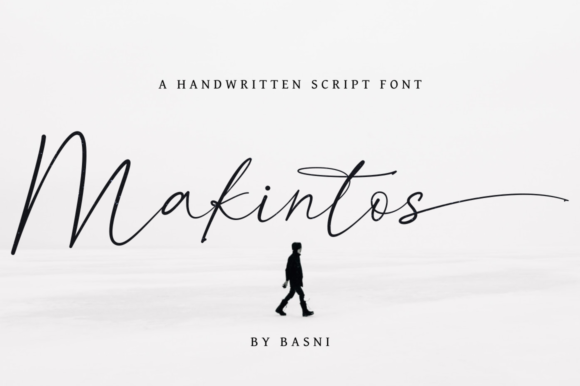 Makintos Script Font for Elegant Social Media and Brand Design
