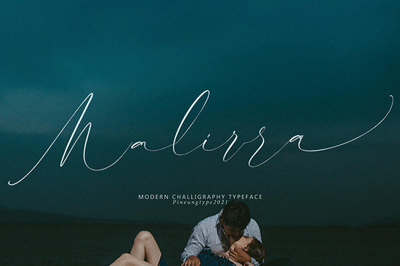 Malirra Script Font for Elegant Brand Identity
