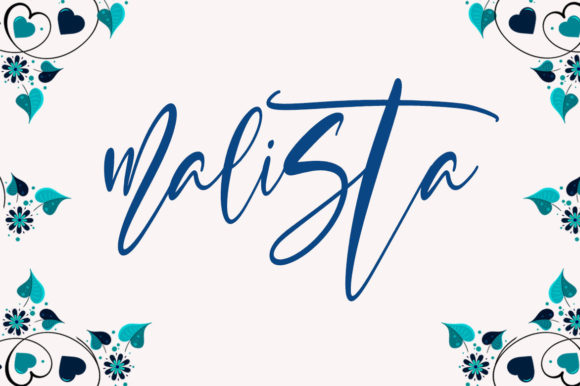 Malista Script Font for Elegant Digital Branding