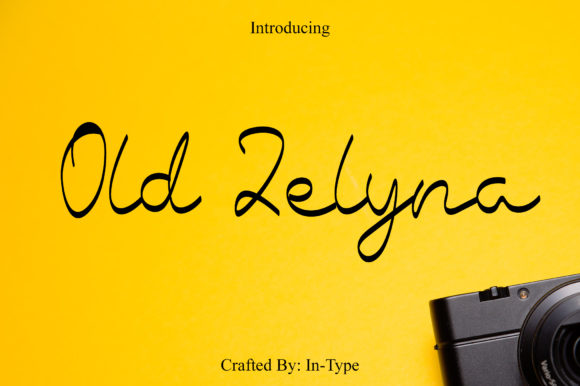Old Zelyna: A Playful Script Handwritten Font for Creative Crafts