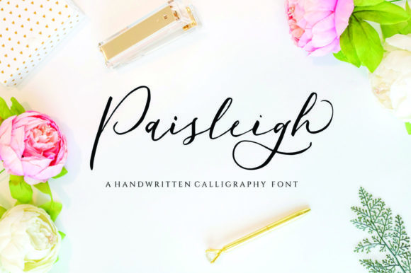 Paisleigh: The Delicate Script Handwritten Font for Elegant Craft Designs