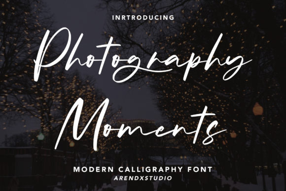 Photography Moments: The Elegant Script Handwritten Font for Crafters