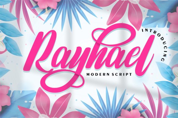 Rayhael Script Font Review for Elegant Campaign Design
