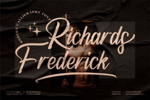 Richards Frederick: The Playful Script Font for Brand Identity