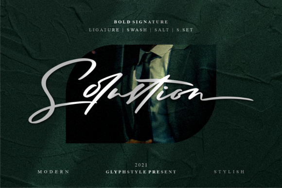 Solustion: The Elegant Script Handwritten Font for Boutique Branding
