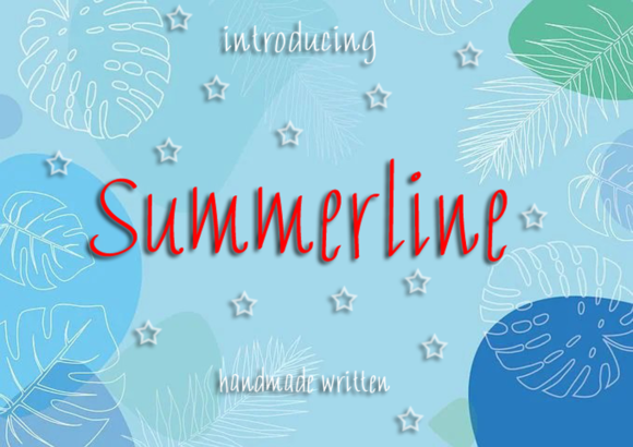 Summerline Script Font for Elegant Editorial Design