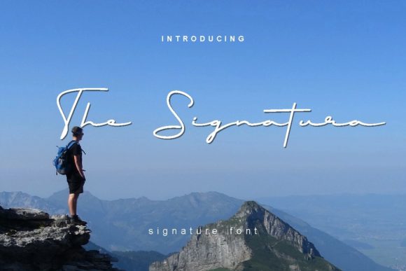 The Signatura: Elegant Script Fonts for Premium Web Design