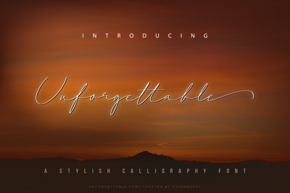 Unforgettable Typeface Review: A Graceful Script for Elegant Branding