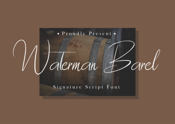 Waterman Barrel Typeface: A Designer’s Take on Elegant Script Branding