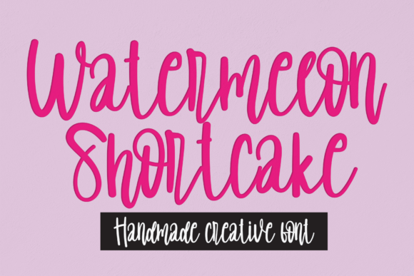 Watermelon Shortcake Typeface for Elegant Branding